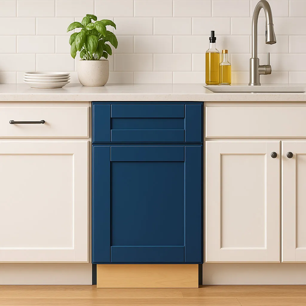 Home Decorators Collection Washington Vessel Blue Shaker Base Cabinet, photo 2 of 3