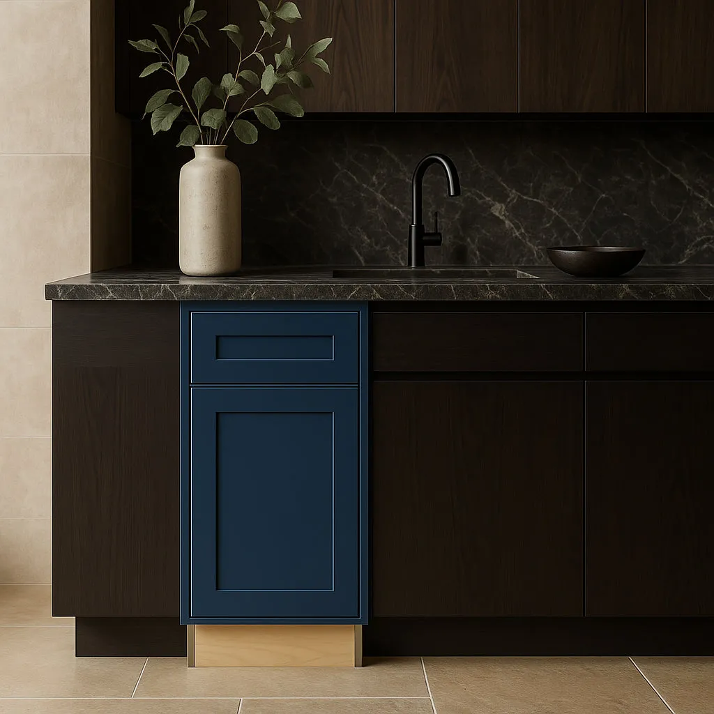 Home Decorators Collection Washington Vessel Blue Shaker Base Cabinet, photo 3 of 3
