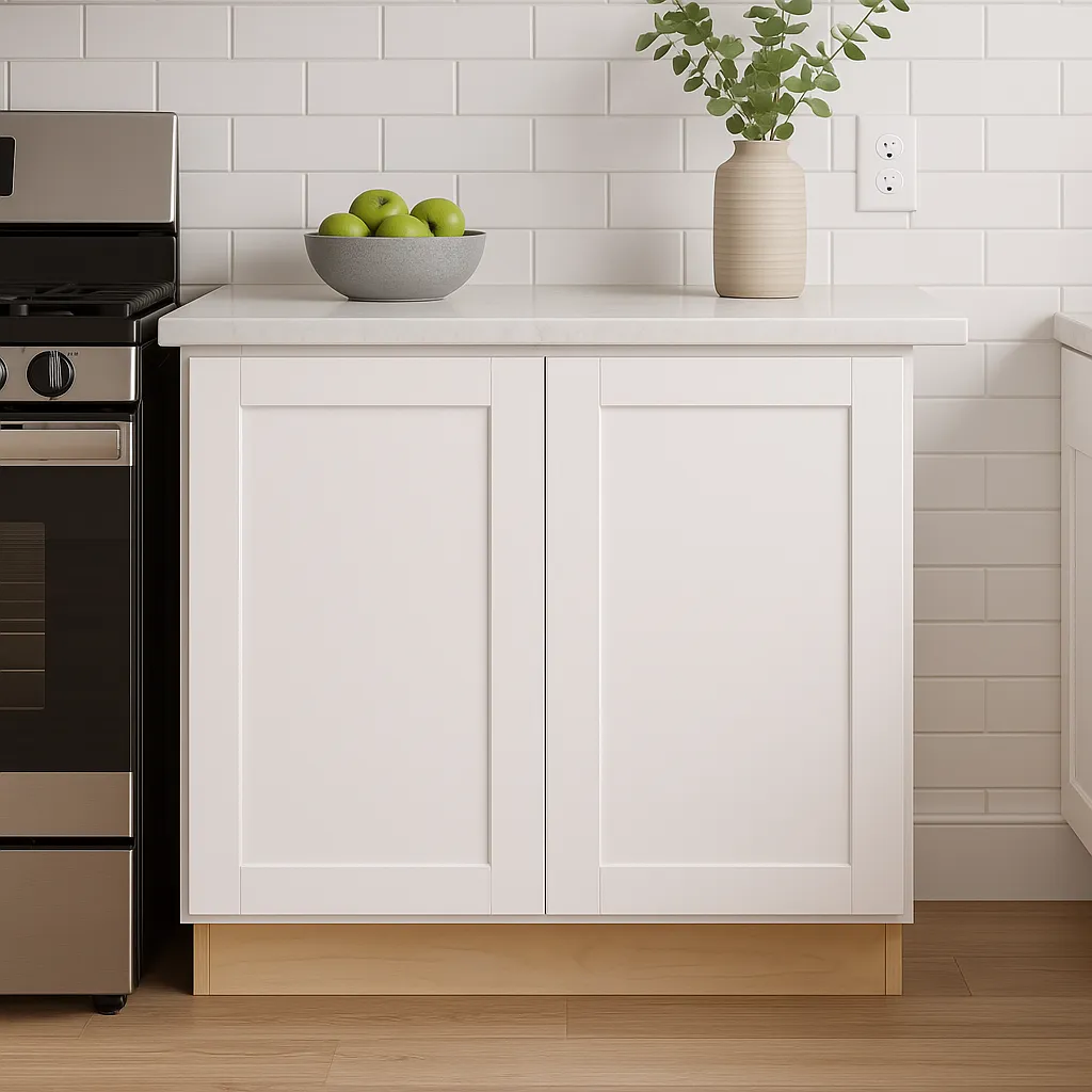 Home Decorators Collection Washington Vesper White Shaker Base Kitchen Cabinet, photo 3 of 4