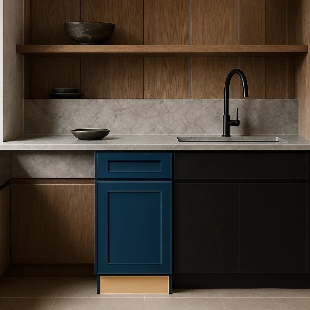 Home Decorators Collection Newport Mythic Blue Base Kitchen Cabinet, photo 3 of 3