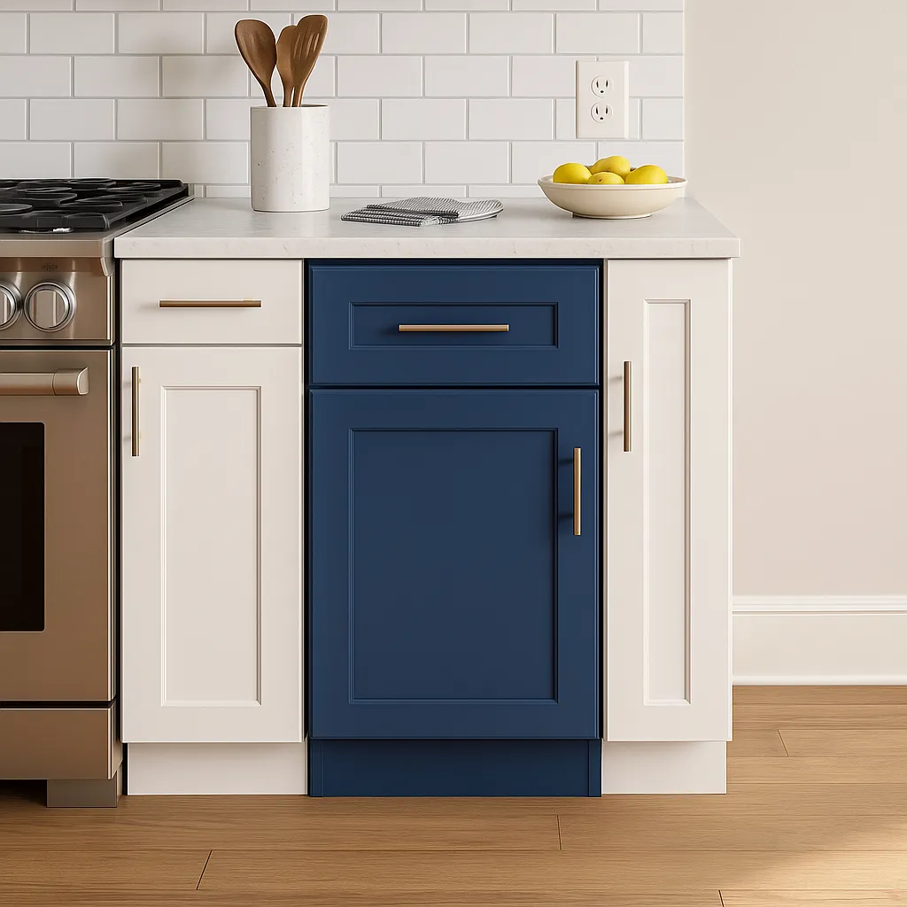 Home Decorators Collection Newport Mythic Blue Base Kitchen Cabinet, photo 2 of 3