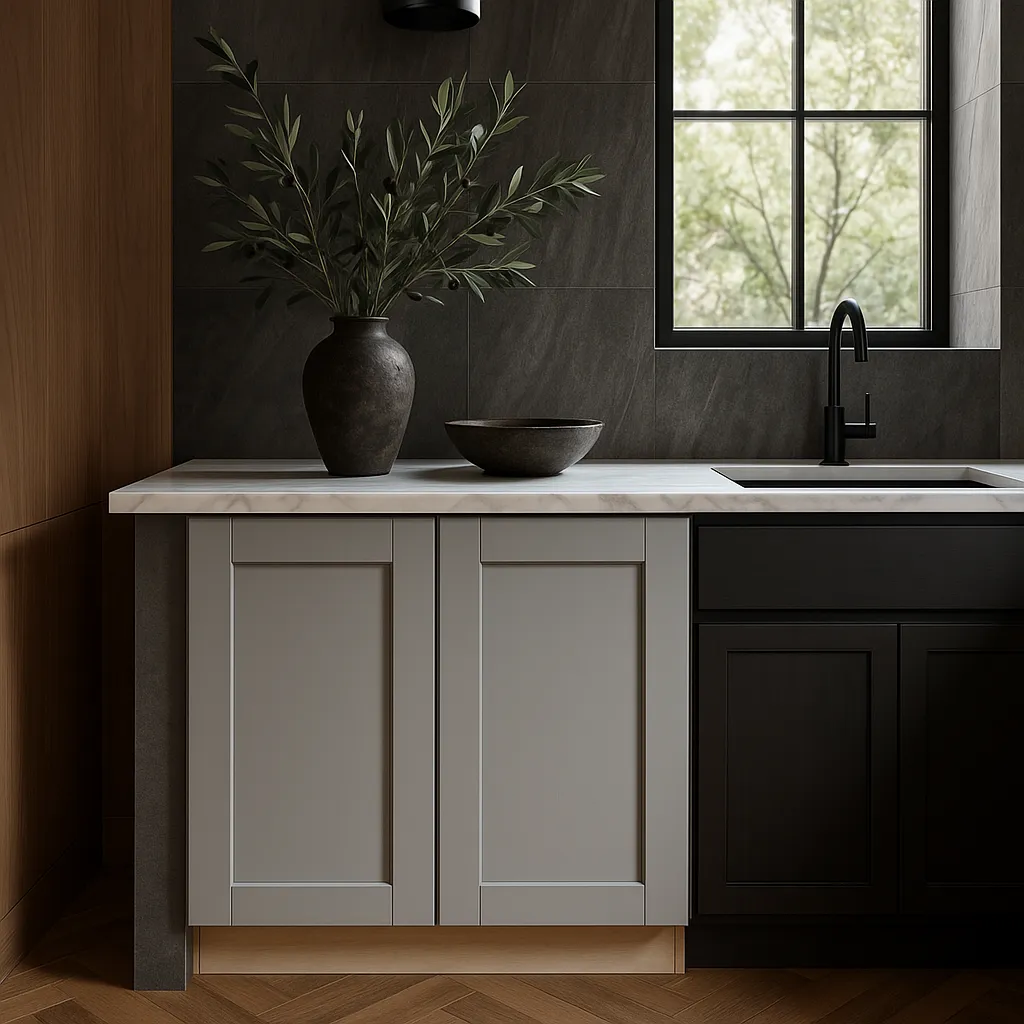 Home Decorators Collection Washington Veiled Gray Shaker Base Kitchen Cabinet, photo 3 of 3