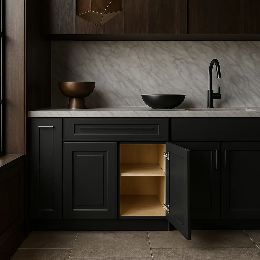 Home Decorators Collection Grayson 30-Inch Deep Onyx Base Kitchen Cabinet, photo 3 of 3
