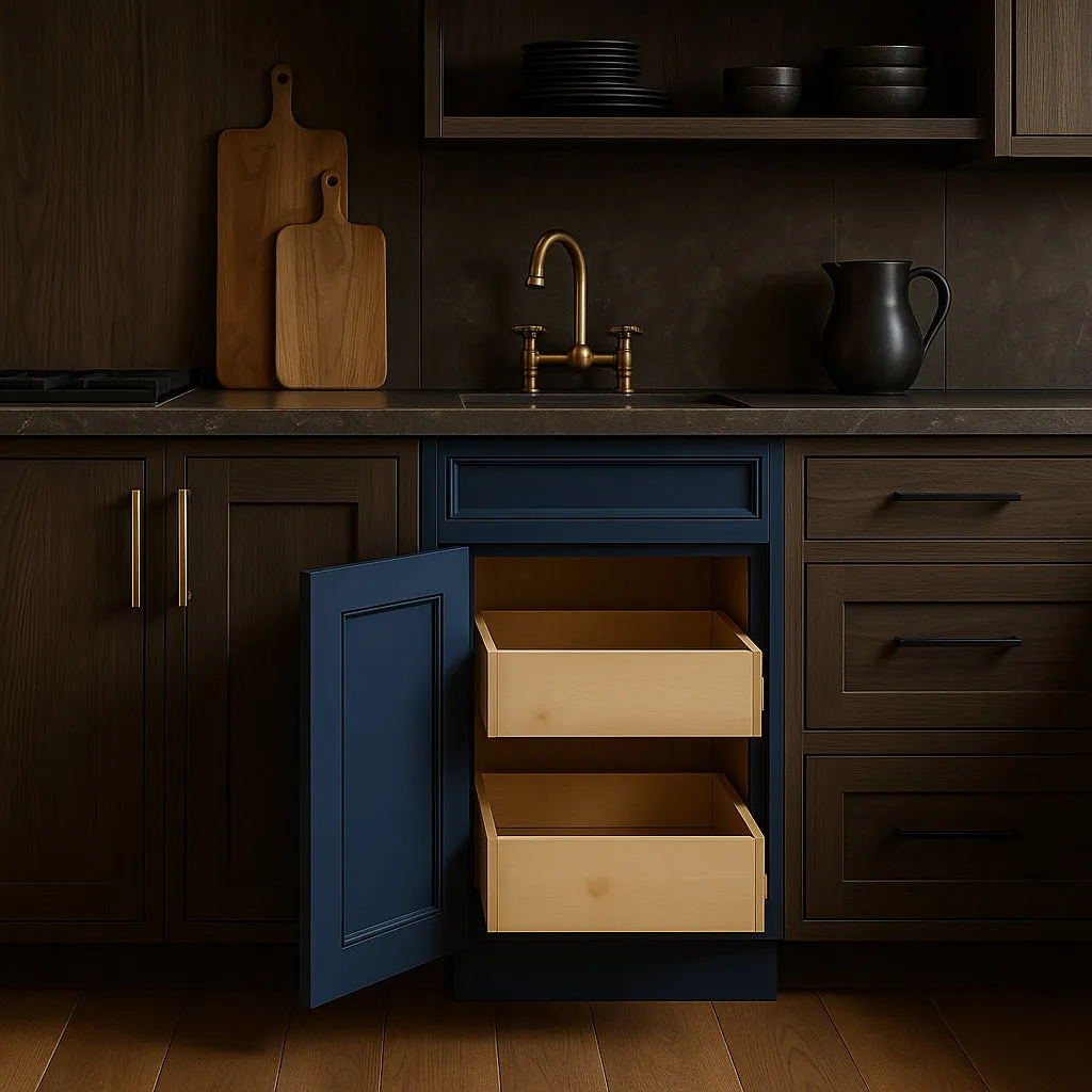 Home Decorators Collection Newport Mythic Blue Base Kitchen Cabinet, photo 3 of 3