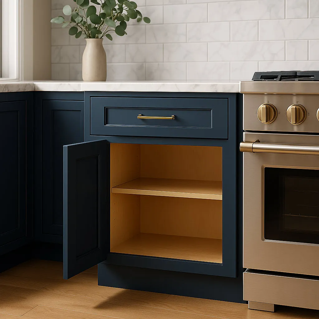 Home Decorators Collection Newport Mythic Blue Base Kitchen Cabinet, photo 2 of 3