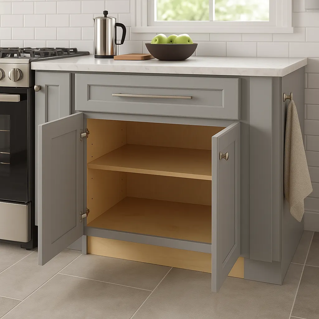 Home Decorators Collection Grayson Pearl Gray Base Kitchen Cabinet, photo 2 of 3