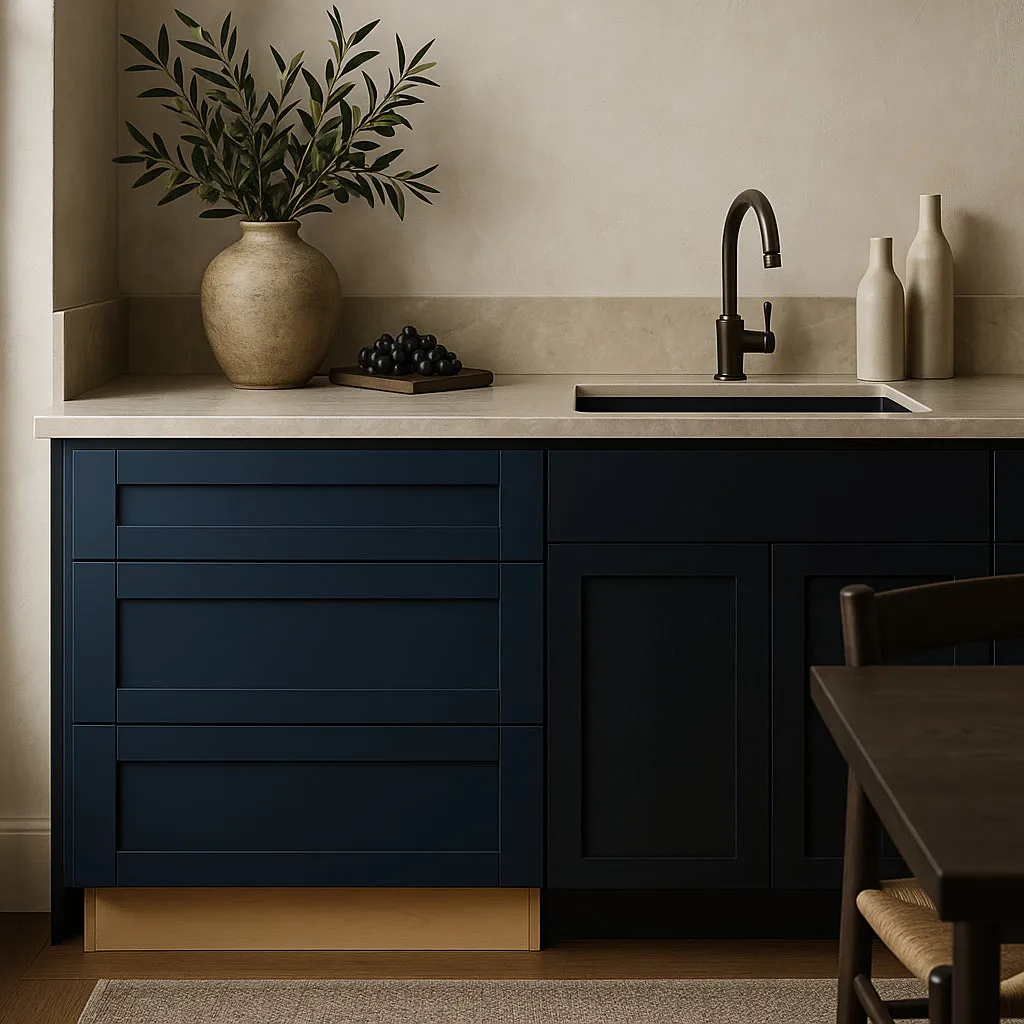 Home Decorators Collection Washington Vessel Blue Cooktop Base Cabinet, photo 3 of 3
