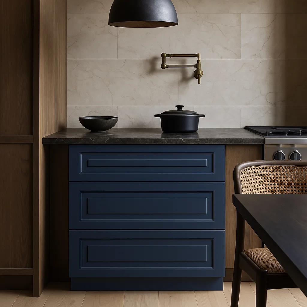 Home Decorators Collection Grayson Mythic Blue Cooktop Cabinet, photo 3 of 3