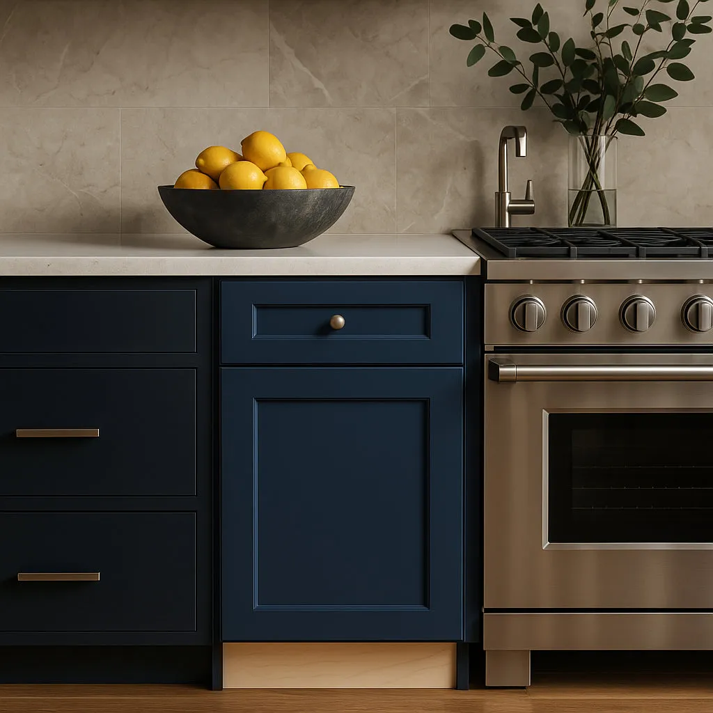 Home Decorators Collection Newport Mythic Blue Kitchen Base Cabinet, photo 3 of 3