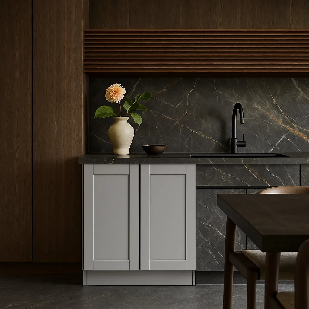 Home Decorators Collection Washington Veiled Gray Shaker Kitchen Cabinet, photo 3 of 3