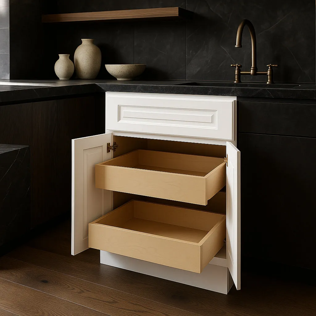 Home Decorators Collection Grayson Pacific White Kitchen Cabinet, photo 3 of 3