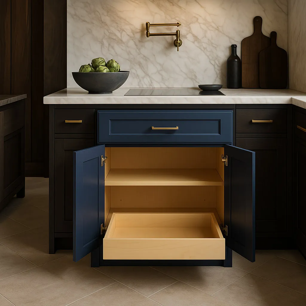 Home Decorators Collection Newport Mythic Blue Base Kitchen Cabinet, photo 3 of 3