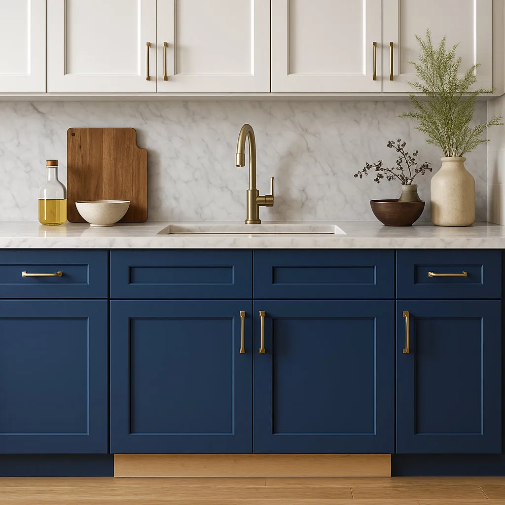 Home Decorators Collection Washington Vessel Blue Shaker Base Cabinet, photo 2 of 3