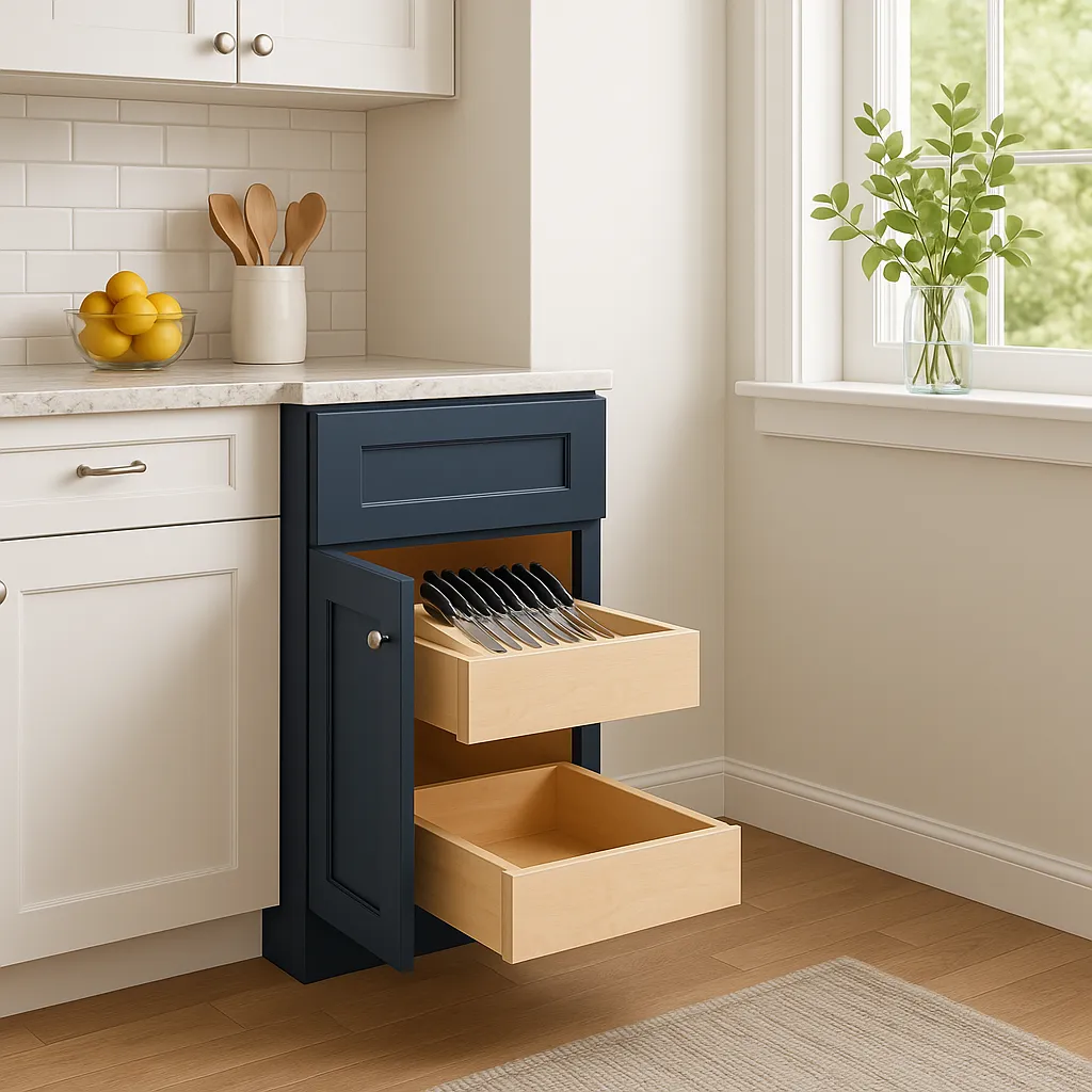 Home Decorators Collection Newport Mythic Blue Base Kitchen Cabinet, photo 2 of 3
