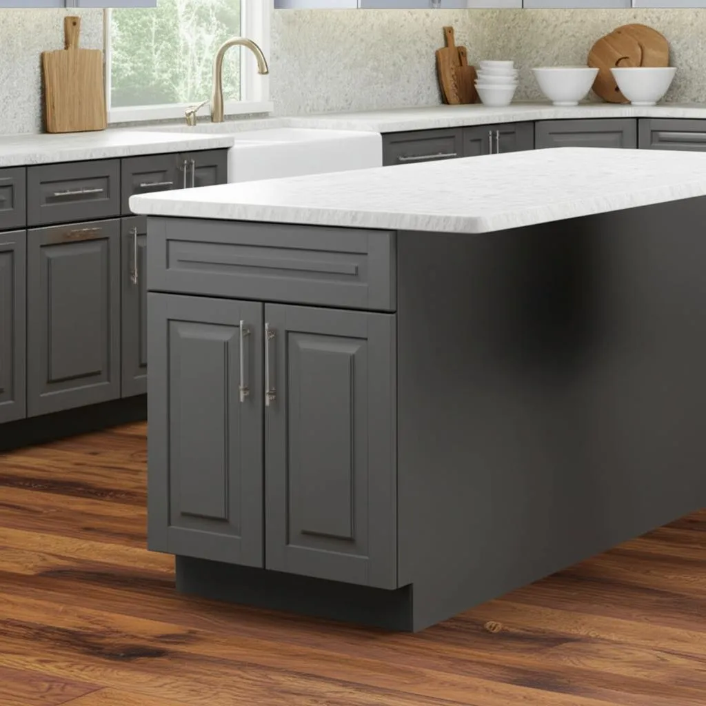 Home Decorators Collection Grayson 24" Base Kitchen Cabinet in Deep Onyx, photo 2 of 3