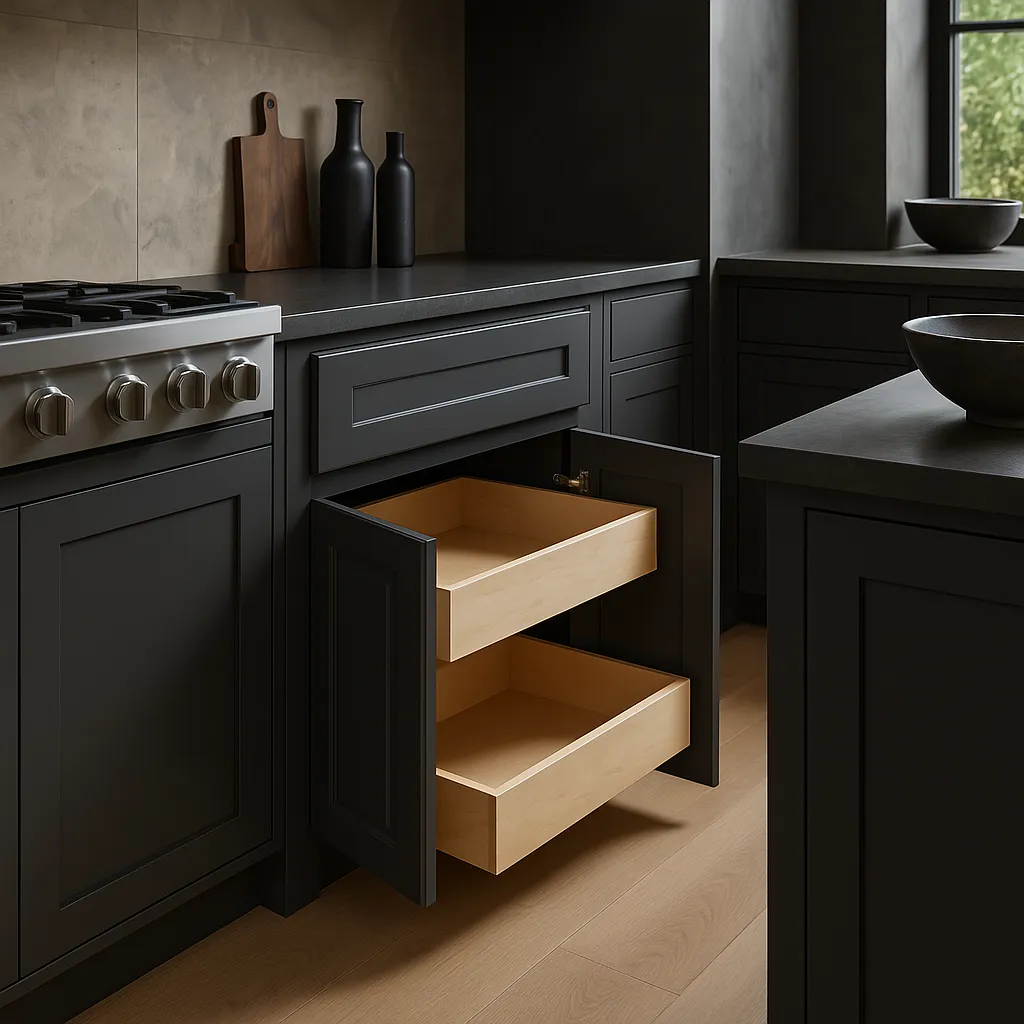 Home Decorators Collection Grayson 24 in. Deep Onyx Kitchen Cabinet, photo 3 of 3