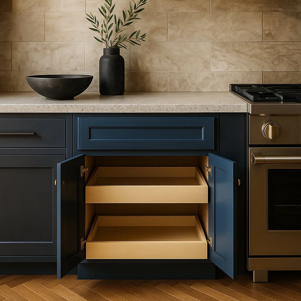 Home Decorators Collection Newport Mythic Blue Base Kitchen Cabinet, photo 3 of 3