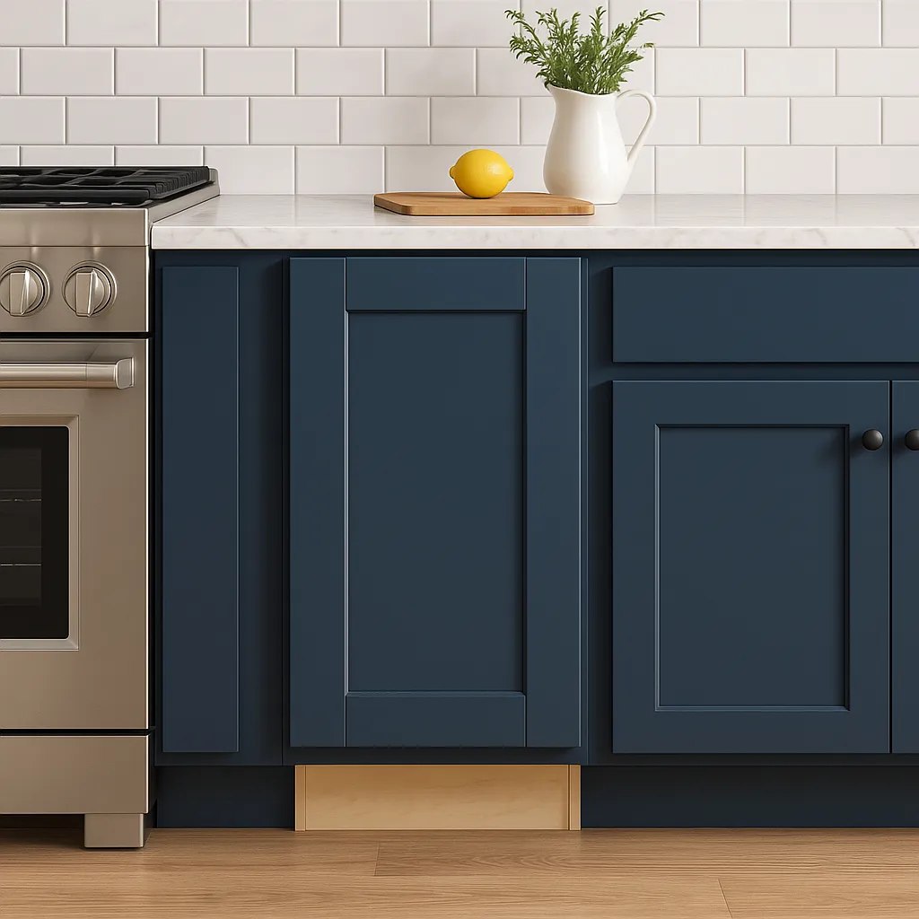 Home Decorators Collection Washington Vessel Blue Shaker Base Kitchen Cabinet, photo 2 of 3