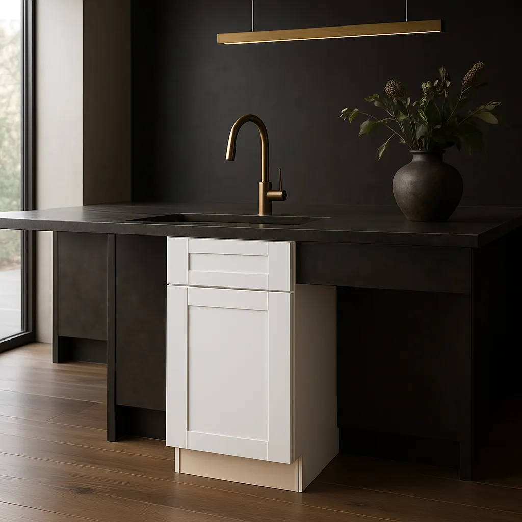 Home Decorators Collection Washington Vesper White Shaker Base Kitchen Cabinet, photo 3 of 3