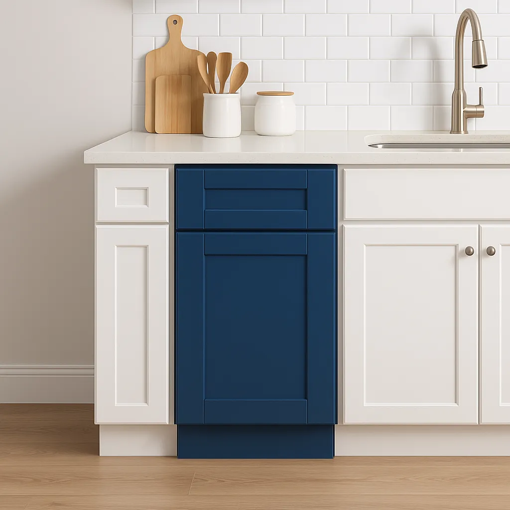 Home Decorators Collection Washington Vessel Blue Shaker Base Cabinet, photo 2 of 3