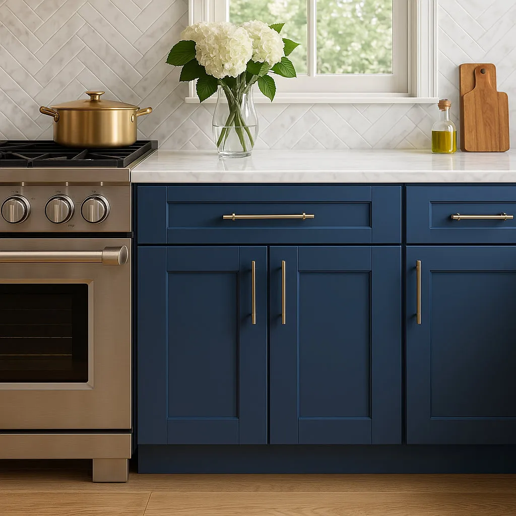 Home Decorators Collection Washington Vessel Blue Shaker Base Cabinet, photo 2 of 3