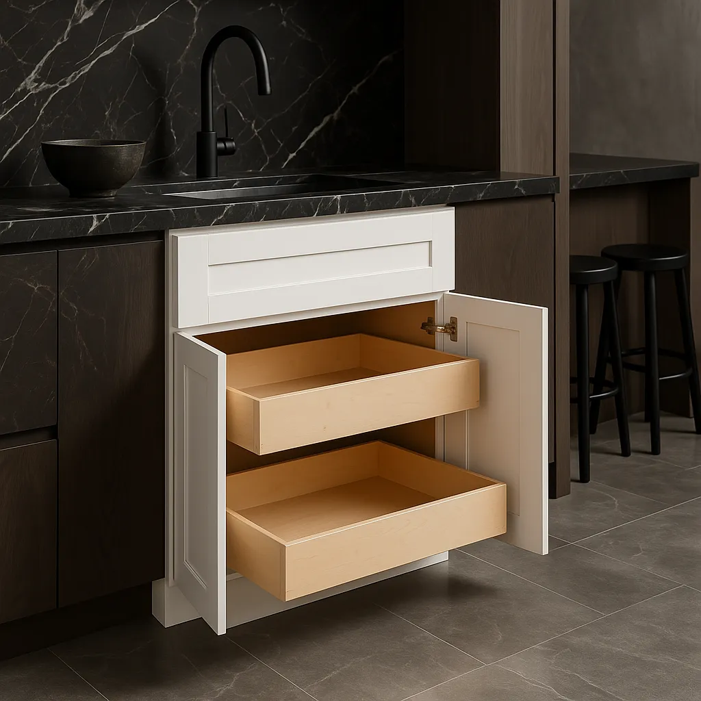 Home Decorators Collection Vesper White Shaker Base Kitchen Cabinet, photo 3 of 3