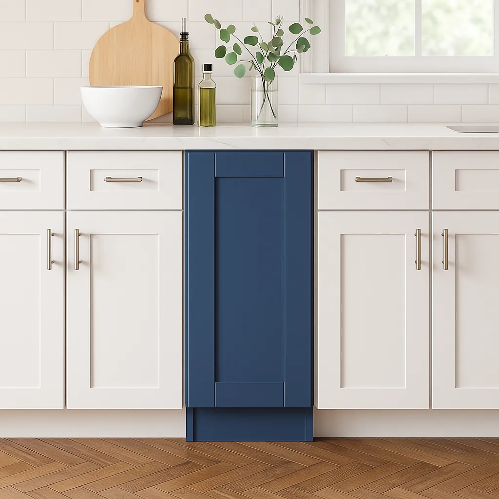 Home Decorators Collection Washington Vessel Blue Shaker Base Kitchen Cabinet, photo 2 of 3