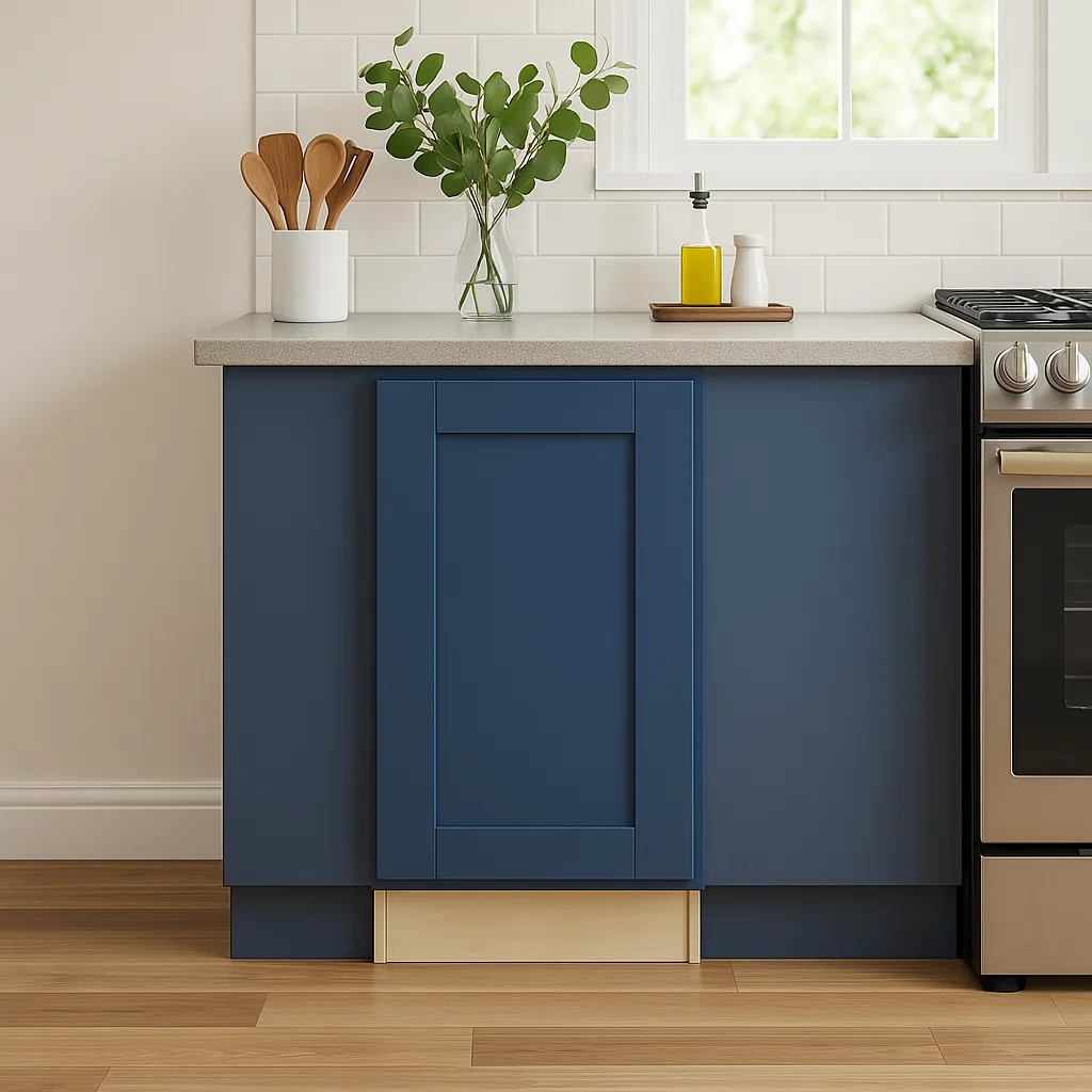 Home Decorators Collection Washington Vessel Blue Shaker Kitchen Base Cabinet, photo 2 of 3