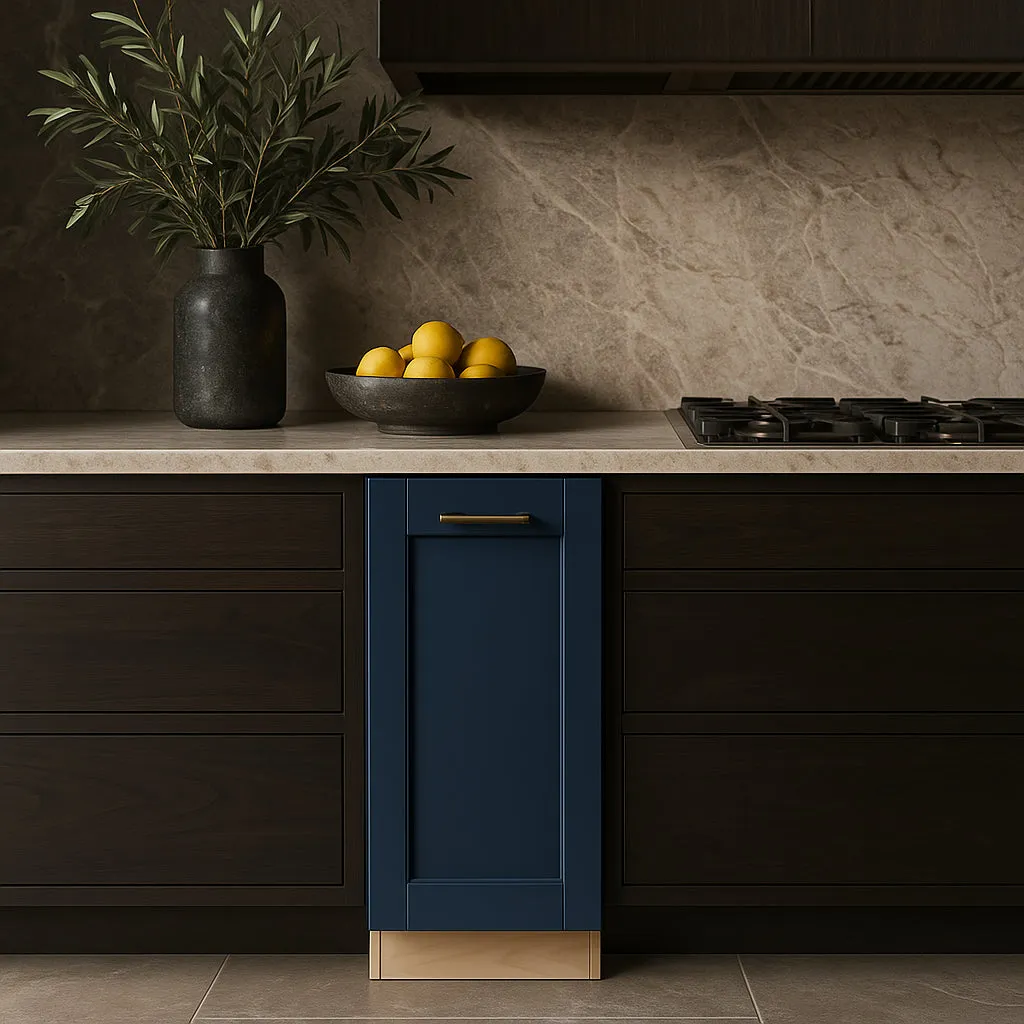 Home Decorators Collection Washington Vessel Blue Shaker Base Kitchen Cabinet, photo 3 of 3