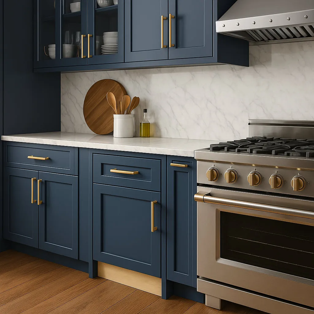 Home Decorators Collection Washington Vessel Blue Shaker Base Cabinet, photo 2 of 3