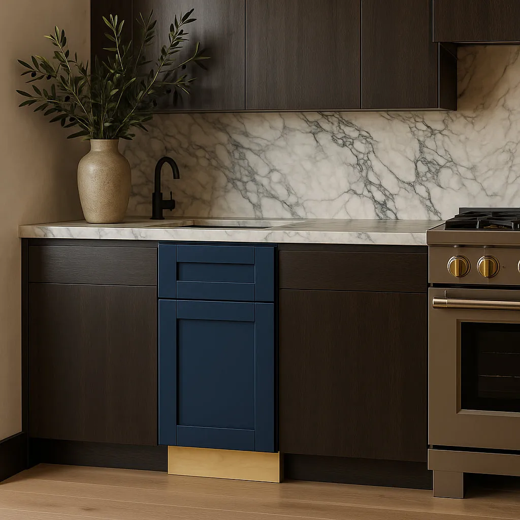 Home Decorators Collection Washington Vessel Blue Shaker Base Cabinet, photo 3 of 3