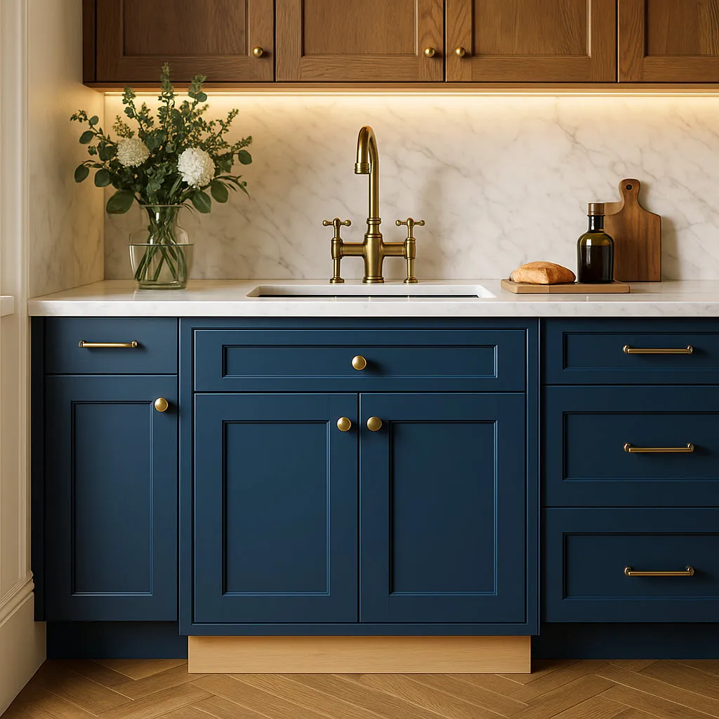 Home Decorators Collection Washington Vessel Blue Shaker Base Cabinet, photo 2 of 3