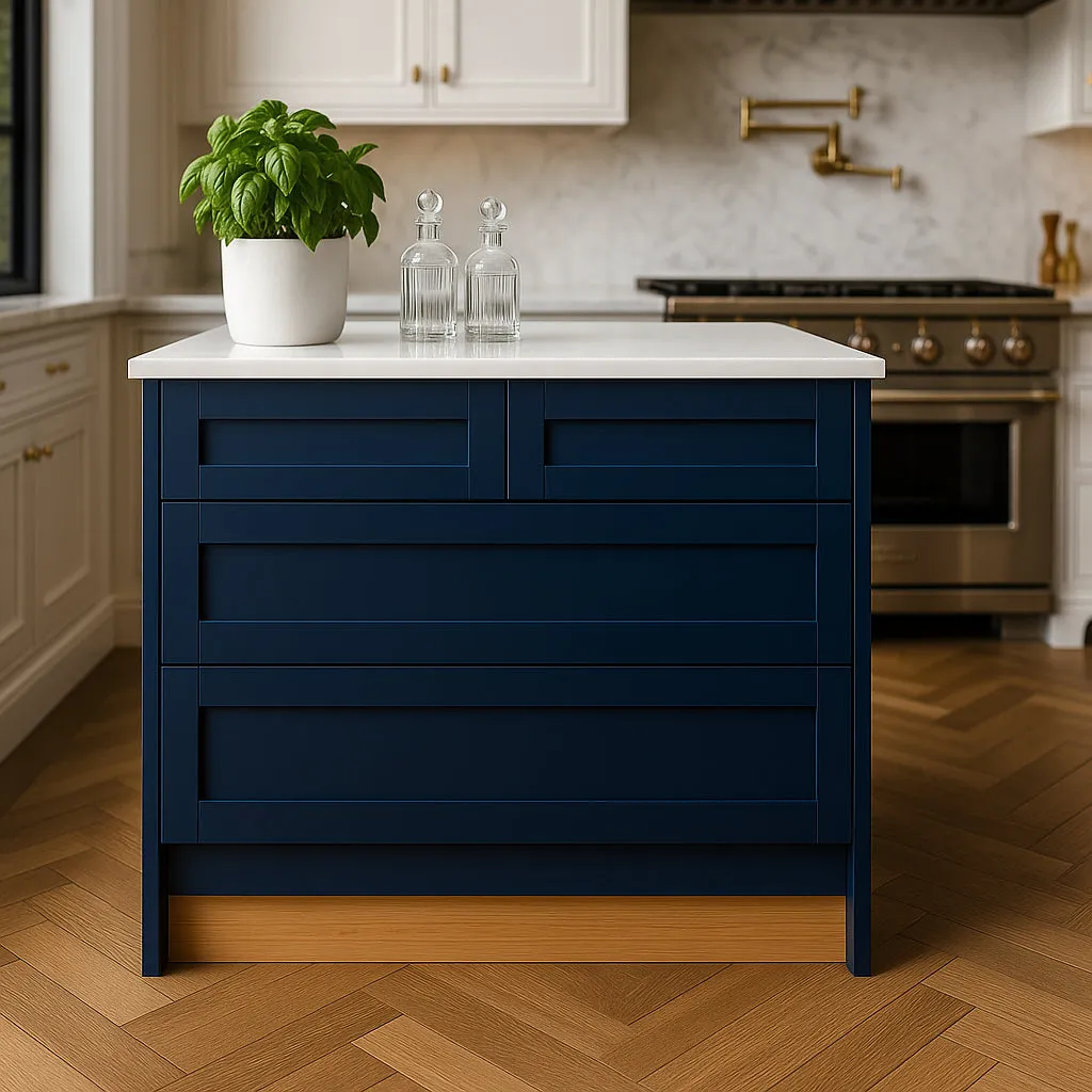 Home Decorators Collection Washington Vessel Blue Cooktop Base Cabinet, photo 2 of 3