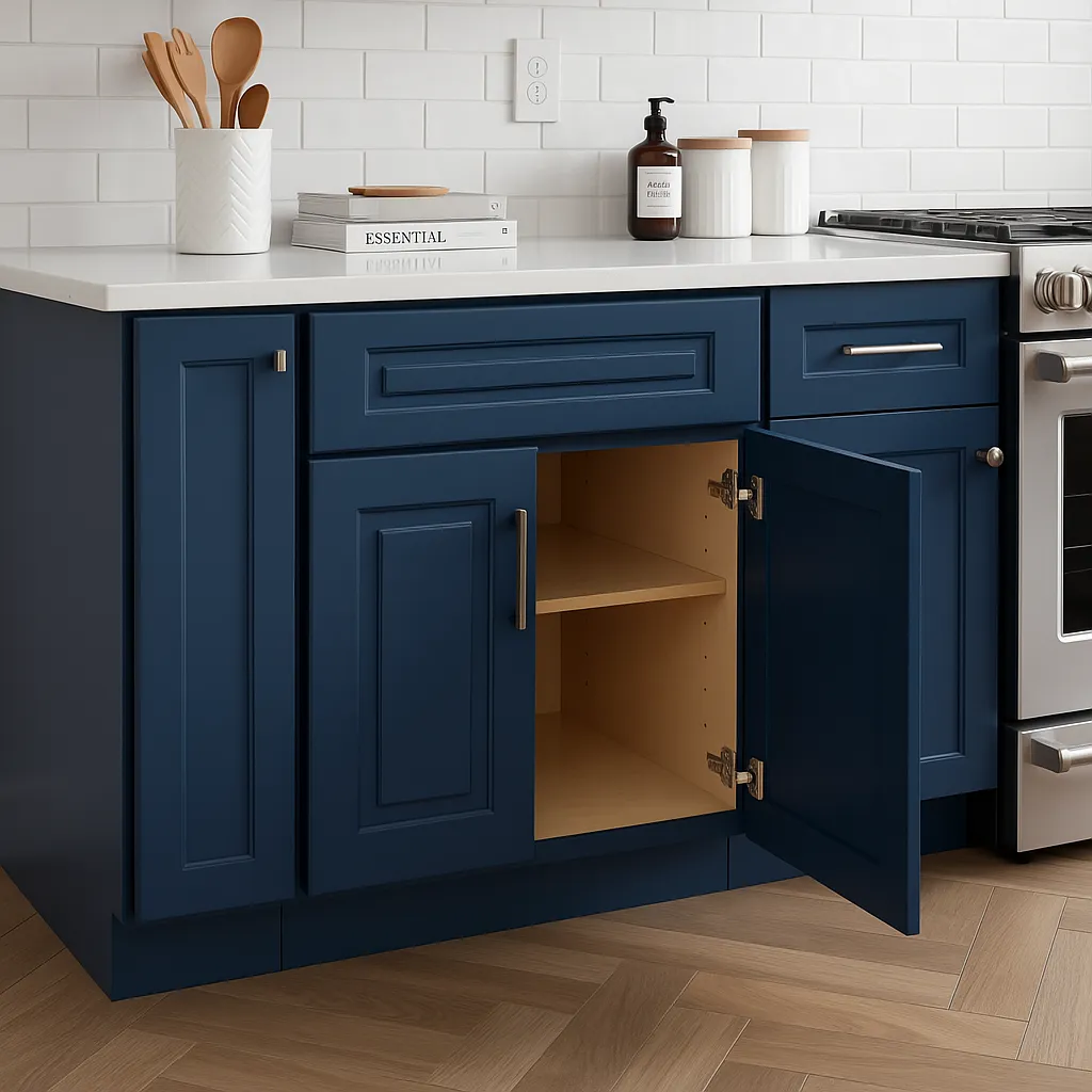 Home Decorators Collection Grayson Mythic Blue Assembled Kitchen Cabinet, photo 2 of 3