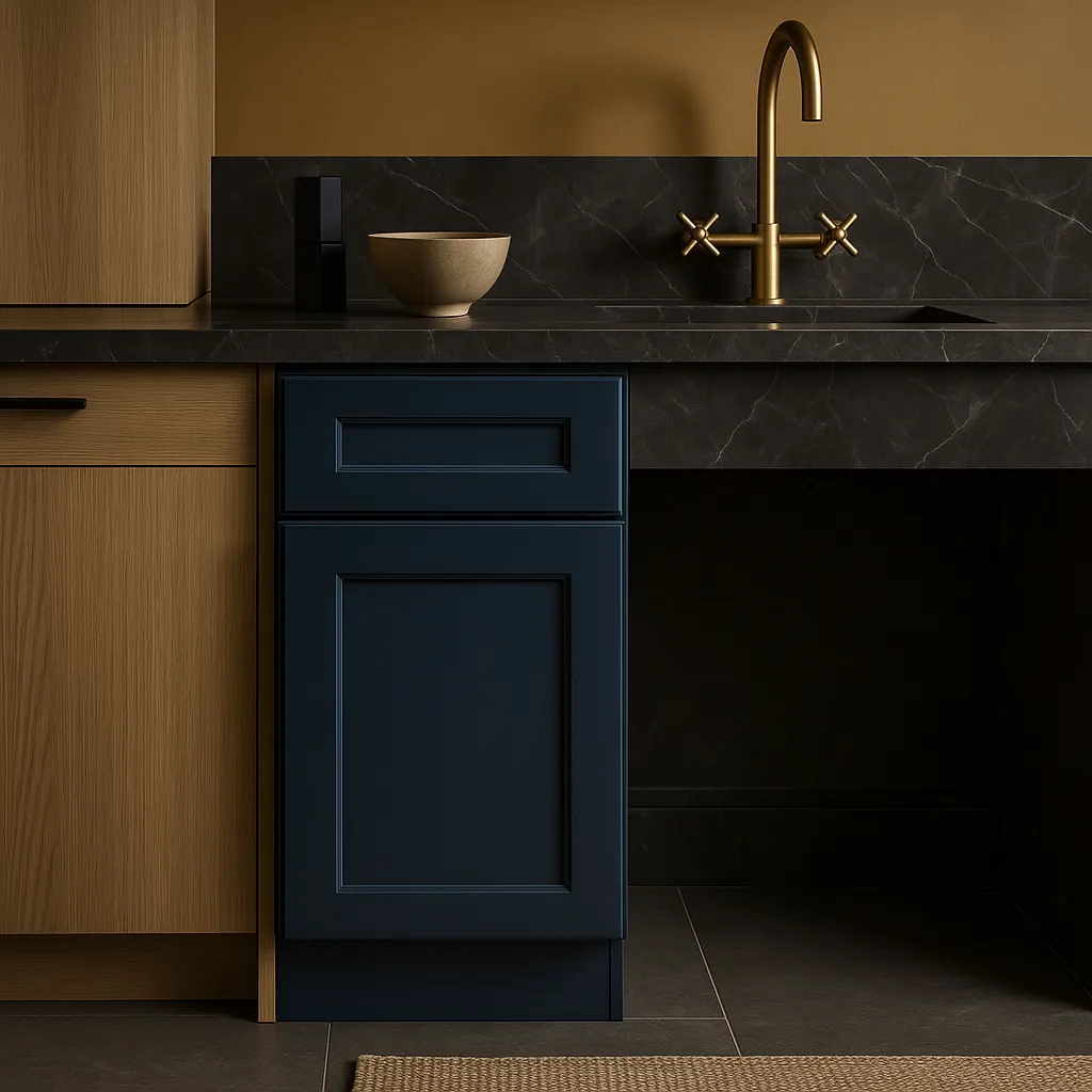 Home Decorators Collection Newport Mythic Blue Base Kitchen Cabinet, photo 4 of 4