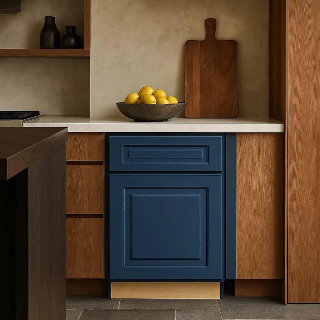 Home Decorators Collection Grayson Mythic Blue Plywood Base Kitchen Cabinet, photo 4 of 4