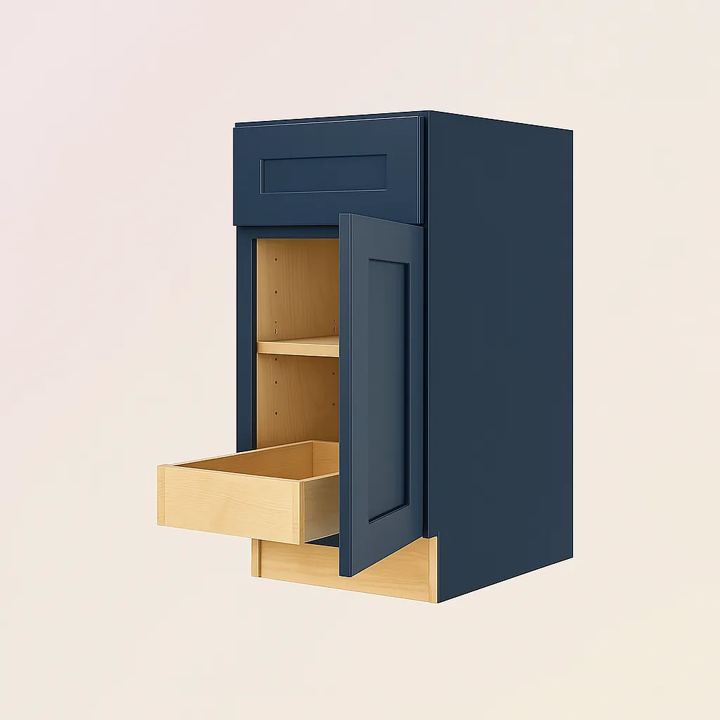 Home Decorators Collection Newport Mythic Blue Kitchen Base Cabinet, photo 2 of 4