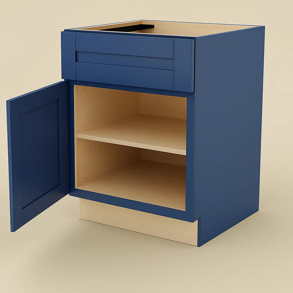 Home Decorators Collection Washington Vessel Blue Shaker Base Cabinet with Knife Block, photo 2 of 4