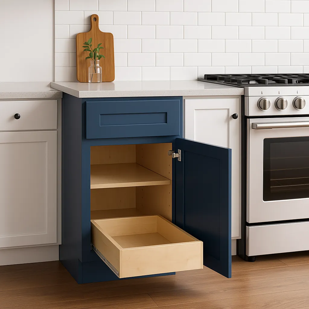 Home Decorators Collection Mythic Blue Base Kitchen Cabinet, photo 3 of 4