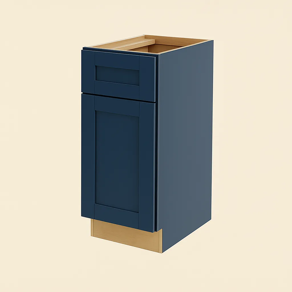 Home Decorators Collection Washington Vessel Blue Shaker Base Kitchen Cabinet, photo 2 of 4