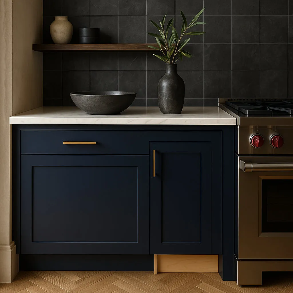 Home Decorators Collection Washington Vessel Blue Shaker Base Cabinet, photo 4 of 4
