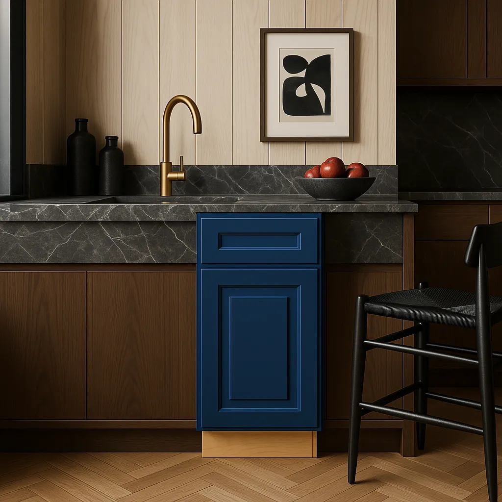 Home Decorators Collection Grayson Mythic Blue Base Kitchen Cabinet, photo 4 of 4