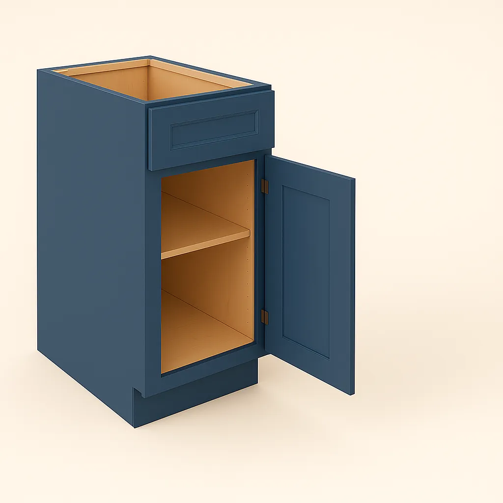Home Decorators Collection Grayson Mythic Blue Plywood Base Kitchen Cabinet, photo 2 of 4
