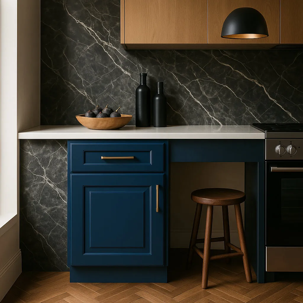 Home Decorators Collection Grayson Mythic Blue Base Kitchen Cabinet, photo 4 of 4