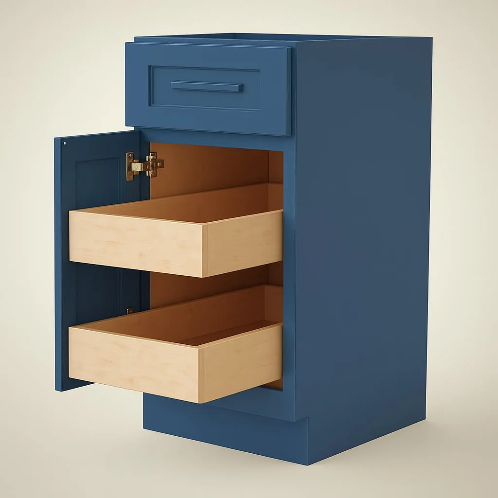 Home Decorators Collection Grayson Mythic Blue Base Kitchen Cabinet, photo 2 of 4