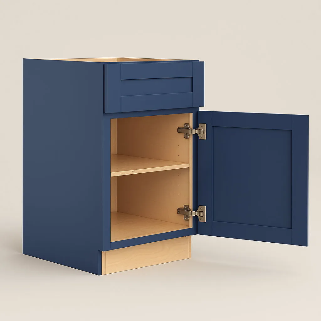 Home Decorators Collection Washington Vessel Blue Shaker Base Cabinet, photo 2 of 4