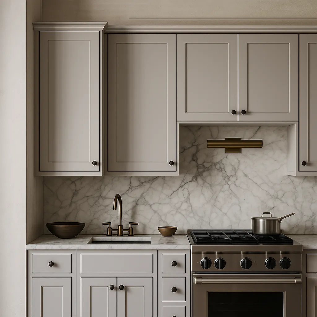 Hampton Bay Avondale 12 in. W x 12 in. D x 30 in. H Ready to Assemble Plywood Shaker Wall Kitchen Cabinet in Dove Gray, photo 2 of 4