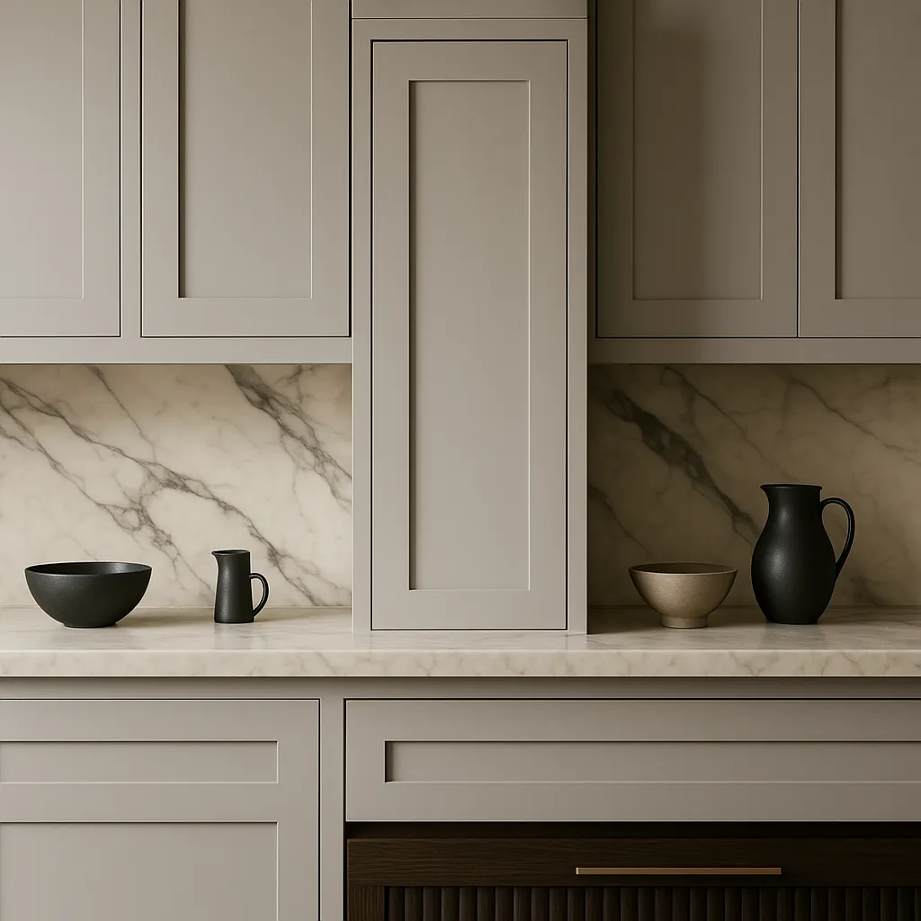 Hampton Bay Avondale 12 in. W x 12 in. D x 30 in. H Ready to Assemble Plywood Shaker Wall Kitchen Cabinet in Dove Gray, photo 4 of 4