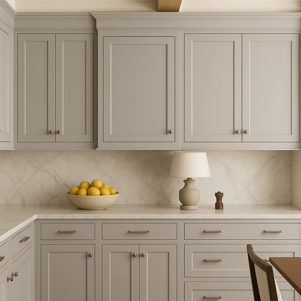 Hampton Bay Avondale 21 in. W x 12 in. D x 30 in. H Ready to Assemble Plywood Shaker Wall Kitchen Cabinet in Dove Gray, photo 3 of 4