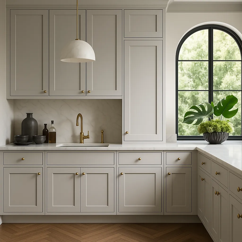 Hampton Bay Avondale 15 in. W x 12 in. D x 36 in. H Ready to Assemble Plywood Shaker Wall Kitchen Cabinet in Dove Gray, photo 2 of 4